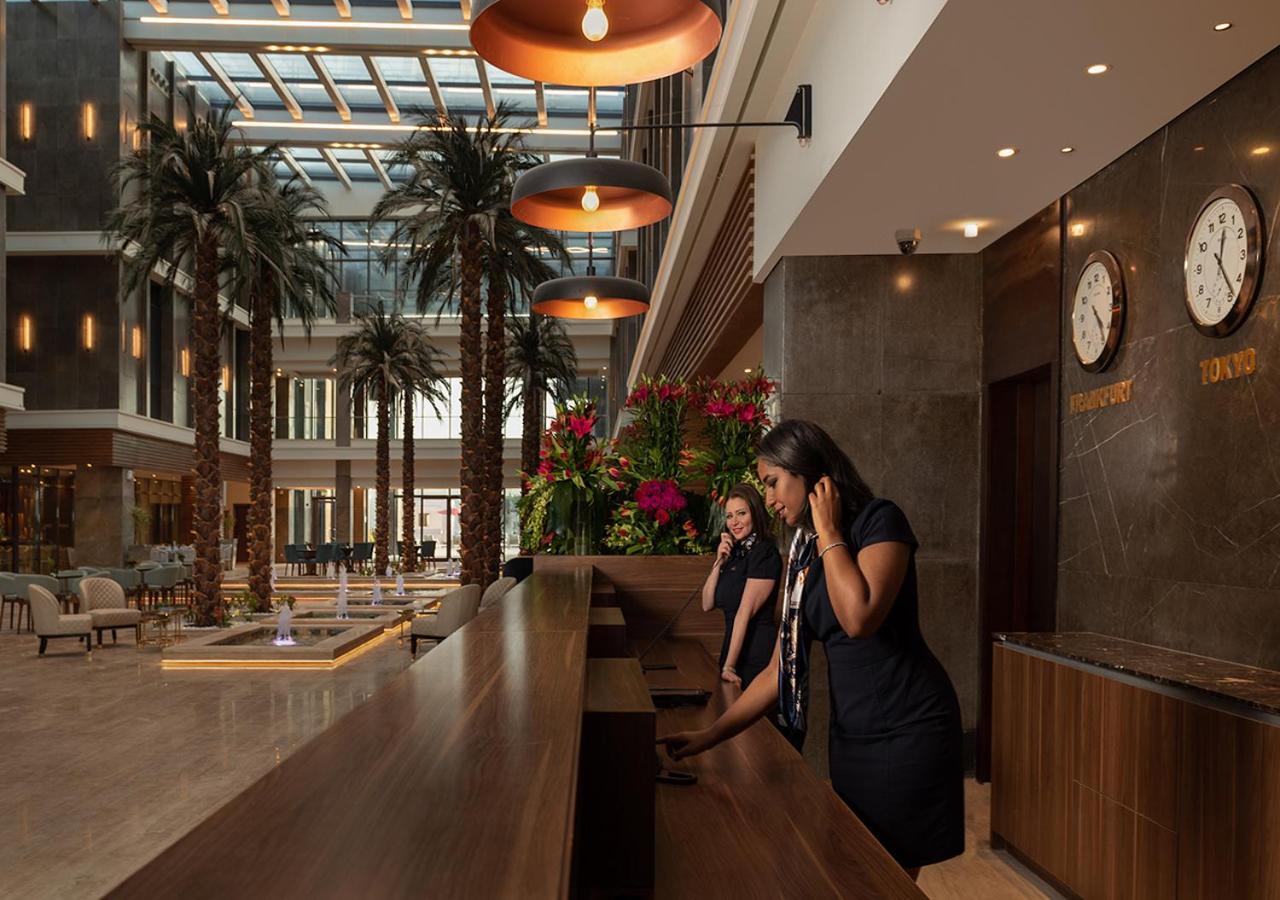 Crystal Inn Hotel - Alamein (Adults Only) Ελ Αλαμέιν Εξωτερικό φωτογραφία The lobby of the hotel